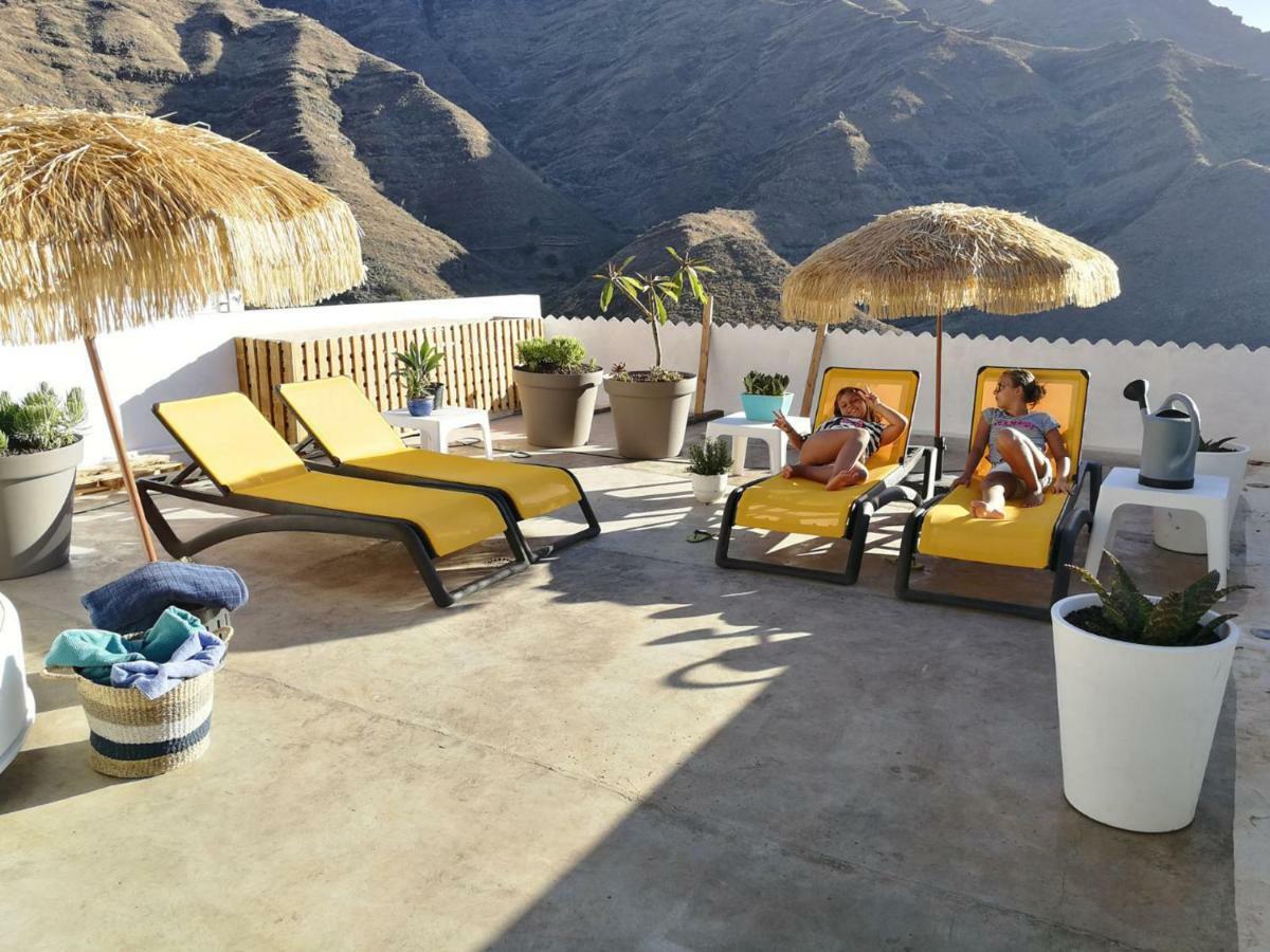 Vilna House With Private Pool, Jacuzzi And Garden -Optional Pool And Jacuzzi Heating Villa Agaete  Exterior photo